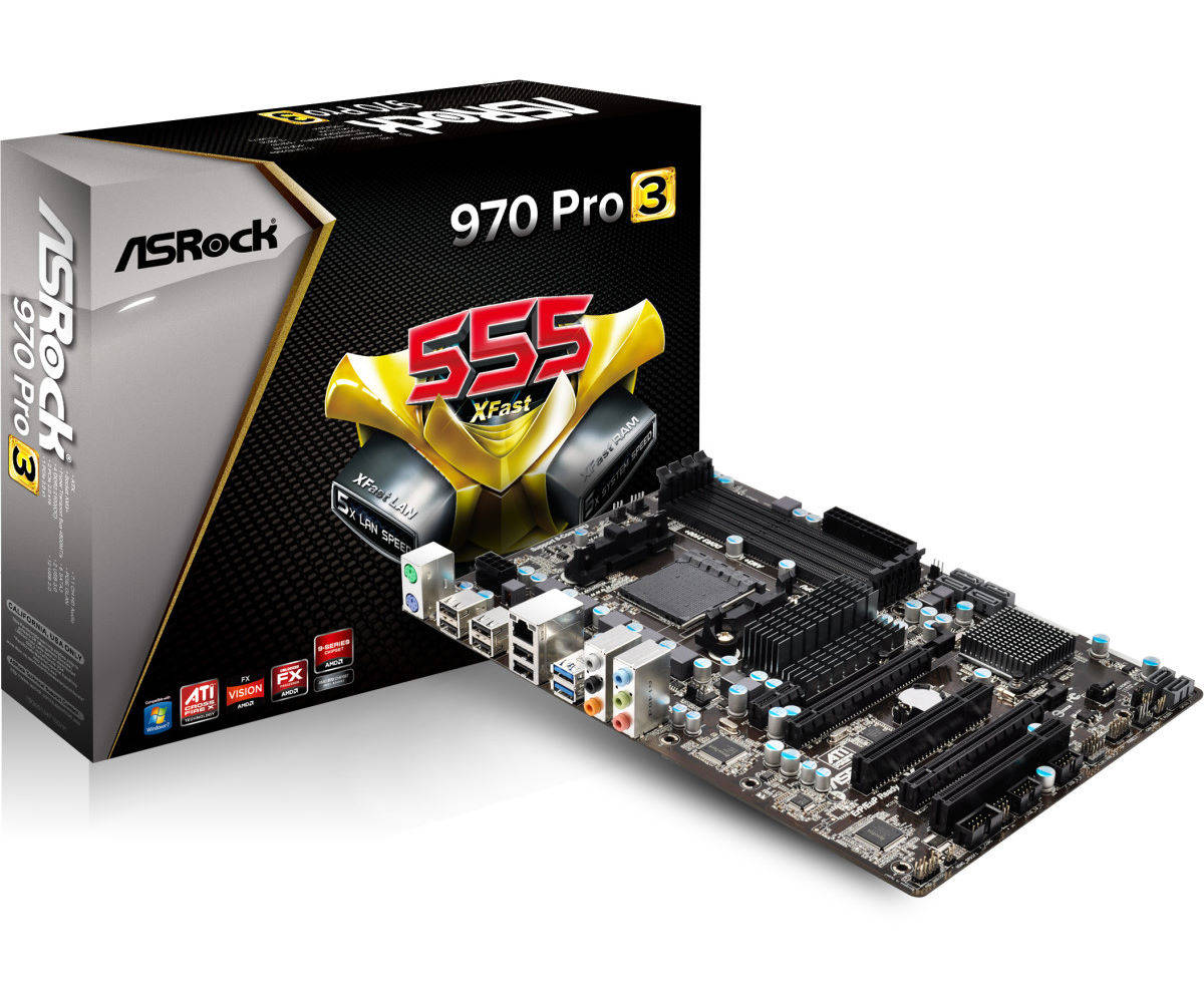 Материнская плата asrock 970m pro3 какие процессоры поддерживает